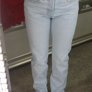 Levi 501 light wash Women's Jeans